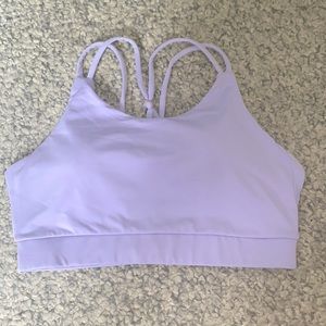 sports bra, cut out back